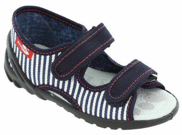 Kinder Textil Hausschuhe, Klettsandalen