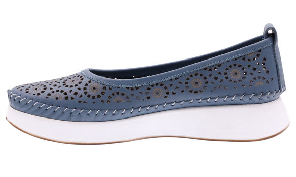 Damenschuhe durchbrochene Ballerinas