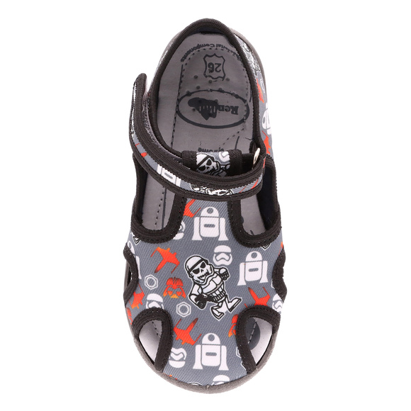 Kinder Hausschuhe Textilschuhe mit Klettverschluss