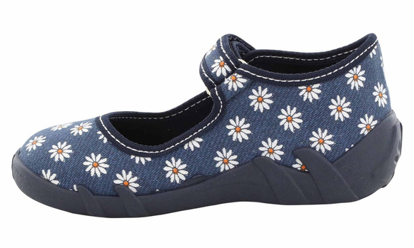 Kinder Hausschuhe Textilschuhe mit Klettverschluss