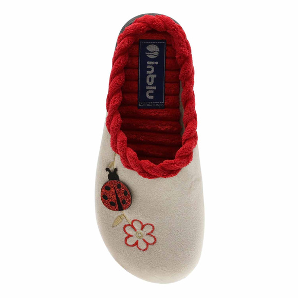 Bequeme Damen-Hausschuhe mit Massageeffekt Biedronka