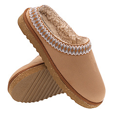 Damen Hausschuhe isoliert Stickerei