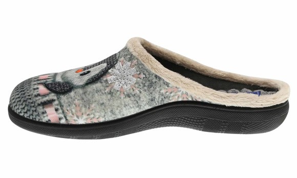 Damen Hausschuhe Hausschuhe Pinguin Schnee