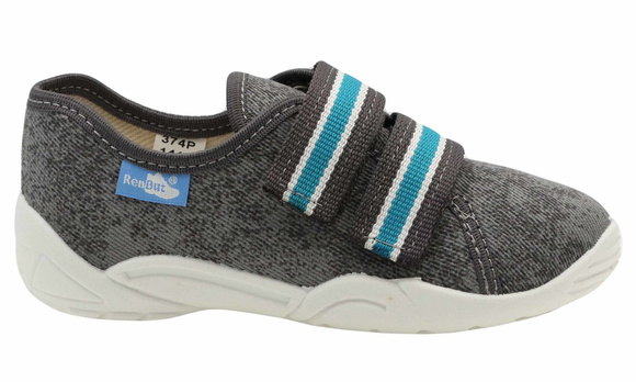 Kinder Hausschuhe Textilschuhe mit Klettverschluss