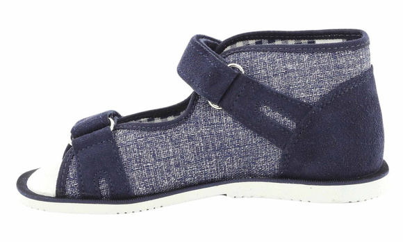 Kinderhausschuhe, Präventionsschuhe mit Klettverschluss