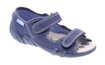 Kinder Textil Hausschuhe Sandalen mit Klettverschluss