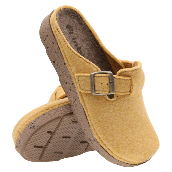 Damen Hausschuhe bequeme Hausschuhe Filz mit Schnalle