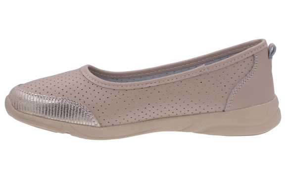 Damenschuhe durchbrochene Ballerinas