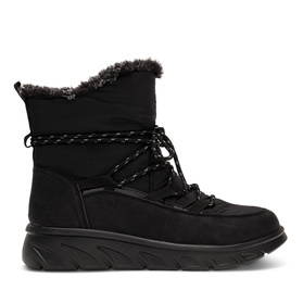 Damen Winterschneestiefel zum Schnüren mit Reißverschluss