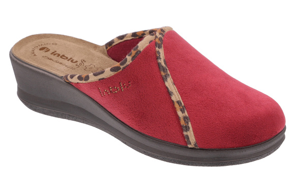 Hohe Hausschuhe für Damen mit Gummizug