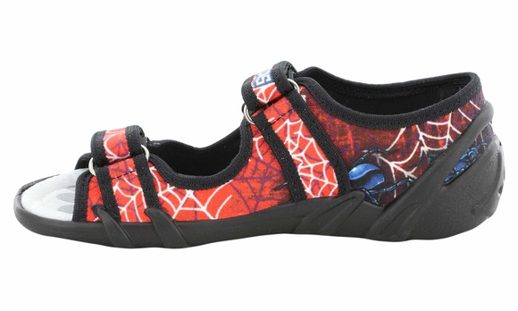 Kinder Textil Hausschuhe Sandalen mit Klettverschluss