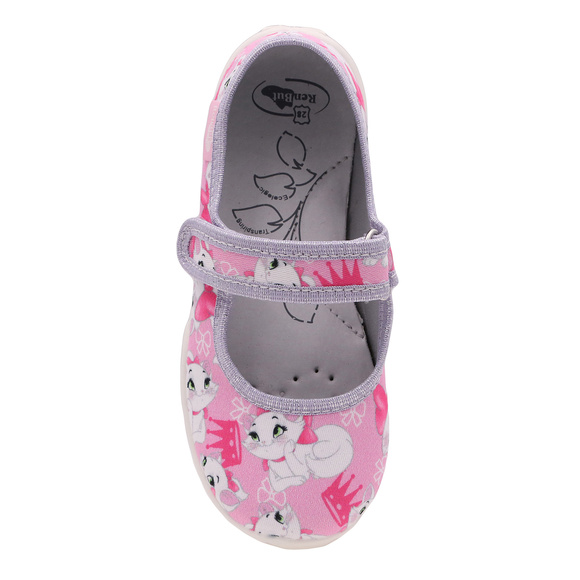 Kinder Hausschuhe Textilschuhe mit Klettverschluss