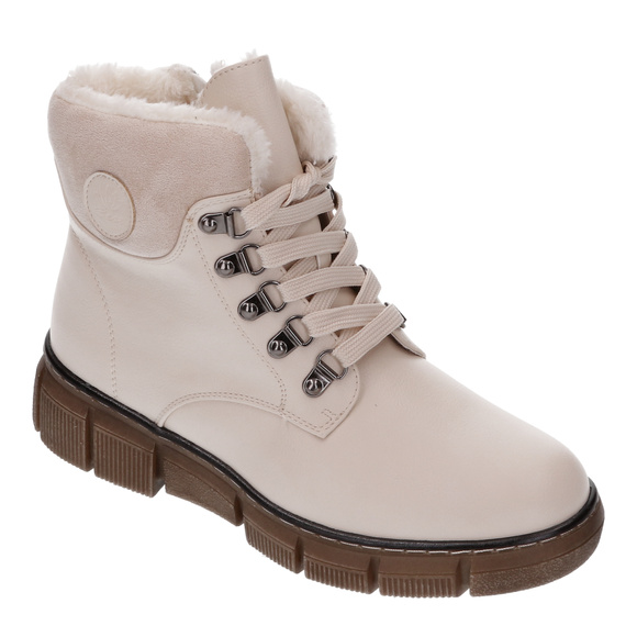 Damen Winterstiefel zum Schnüren mit Reißverschluss