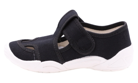 Kinder Hausschuhe Textilschuhe mit Klettverschluss