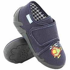 Kinder Hausschuhe Textilschuhe mit Klettverschluss