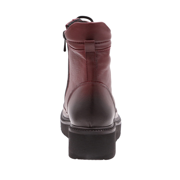 Damen Winterstiefel mit Schnürung und Reißverschluss