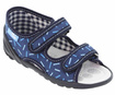 Kinder Textil Hausschuhe, Klettsandalen