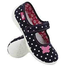 Kinder Hausschuhe Textilschuhe mit Klettverschluss