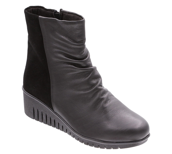 Damen Winterschuhe Stiefeletten mit Reißverschluss