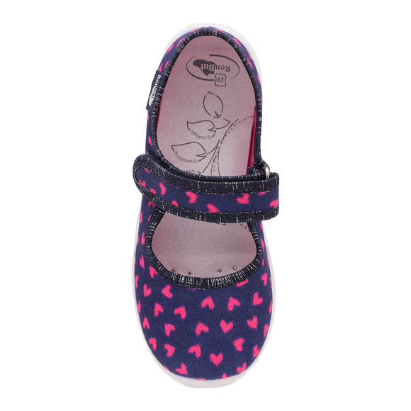 Kinder Hausschuhe Textilschuhe mit Klettverschluss