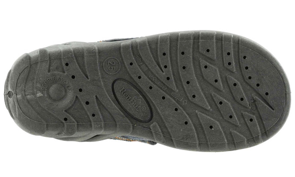 Kinder Textil Hausschuhe, Klettsandalen