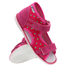 Kinder-Pantoffeln zur Vorsorge mit Klettverschluss