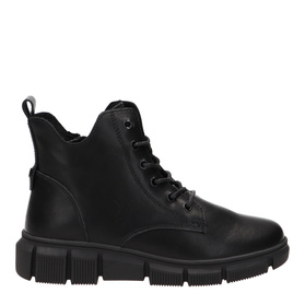 Damen Winterstiefel zum Schnüren mit Reißverschluss