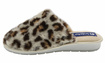 Damen Hausschuhe warme Hausschuhe Leopard Bow