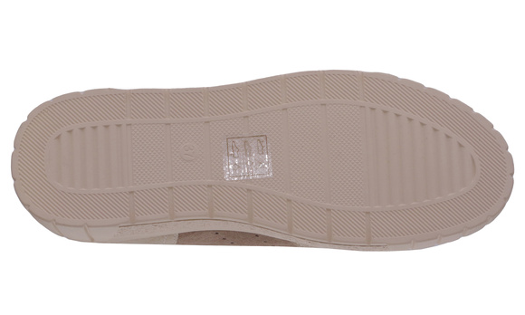 Damenschuhe Sneakers auf einer Plattform mit Reißverschluss