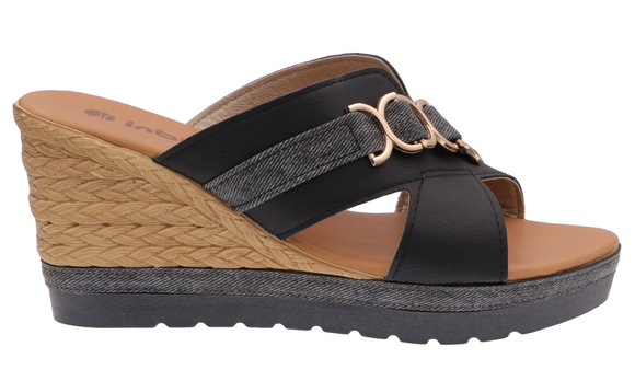 Damen-Flip-Flops mit Keilabsatz