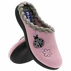 Bequeme Damen-Hausschuhe mit Massageeffekt Biedronka