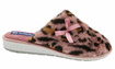 Damen Hausschuhe warme Hausschuhe Leopard Bow