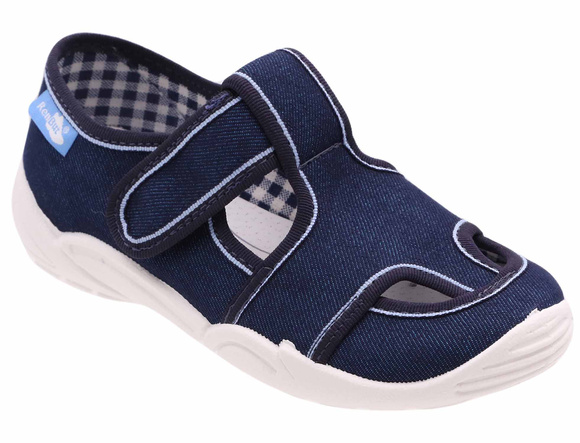 Kinder Hausschuhe Textilschuhe mit Klettverschluss