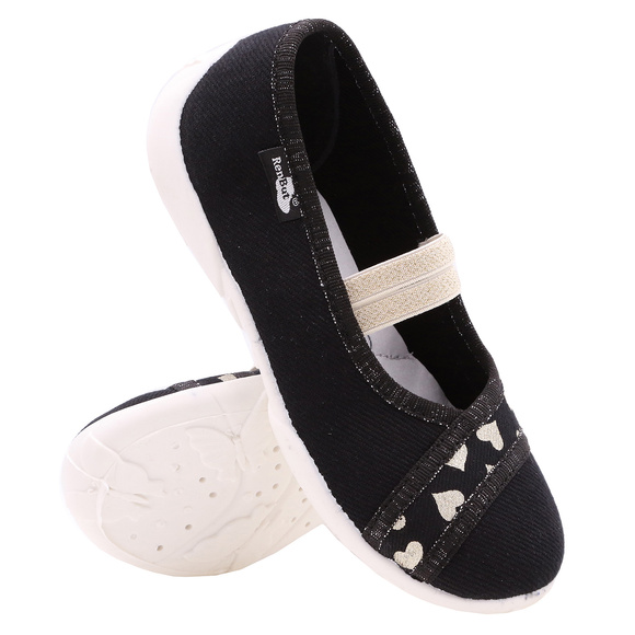 Kinder-Textilhausschuhe mit Gummizug