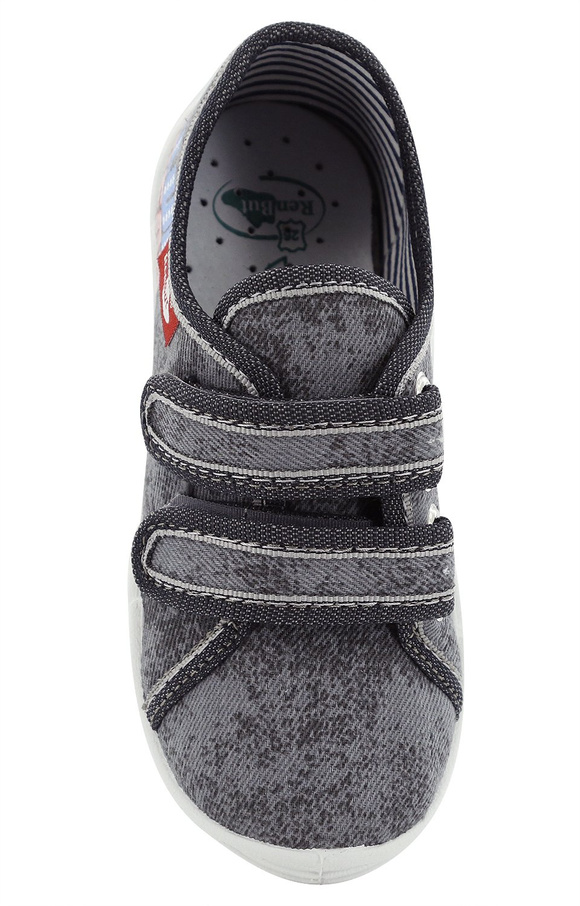 Kinder Hausschuhe Textilschuhe mit Klettverschluss