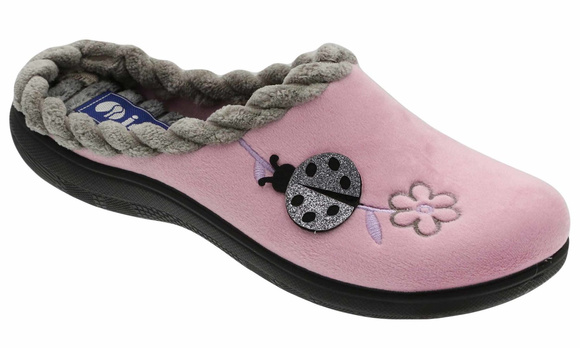 Bequeme Damen-Hausschuhe mit Massageeffekt Biedronka