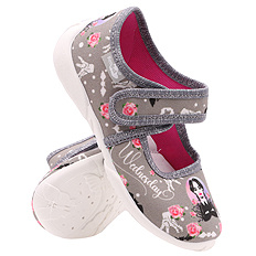 Kinder Hausschuhe Textilschuhe mit Klettverschluss