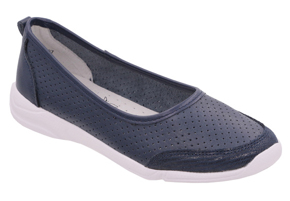 Damenschuhe durchbrochene Ballerinas