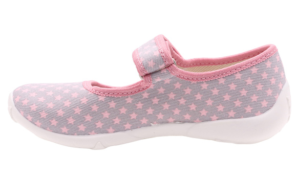 Kinder Hausschuhe Textilschuhe mit Klettverschluss