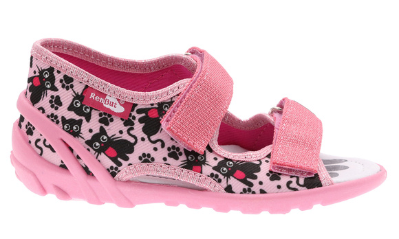 Kinder Textil Hausschuhe, Klettsandalen