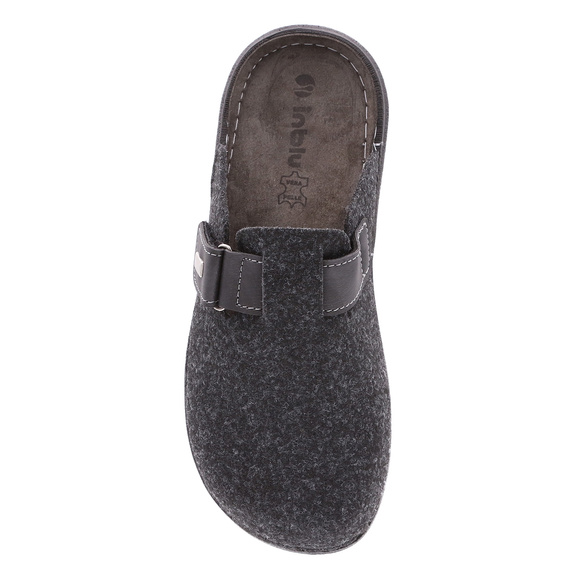 Herren-Hausschuhe, Schutz-Flip-Flops, Filz, Klettverschluss