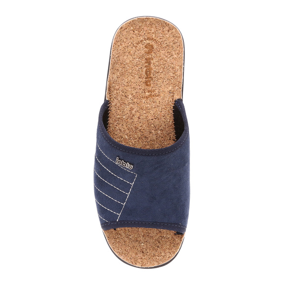 Offene Hausschuhe für Herren mit niedrigem Absatz