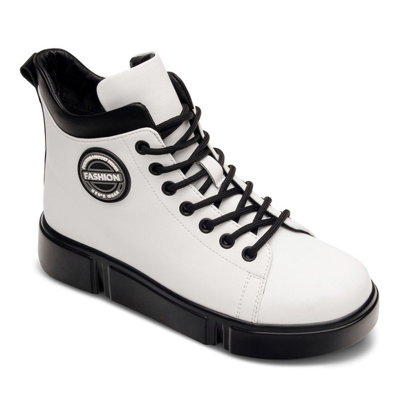 Damen Winterstiefel zum Schnüren mit Reißverschluss