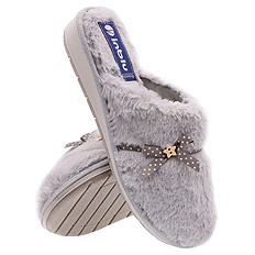 Damen Hausschuhe warme Hausschuhe Schleife