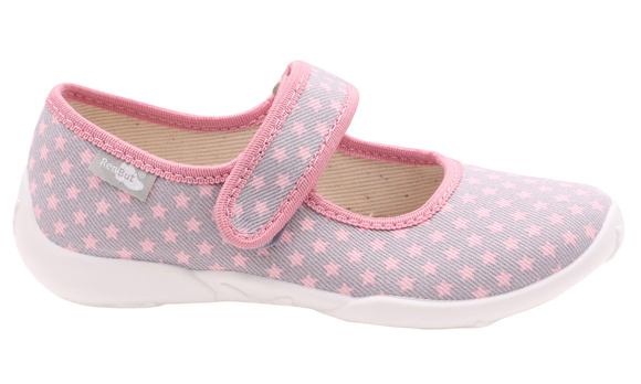 Kinder Hausschuhe Textilschuhe mit Klettverschluss