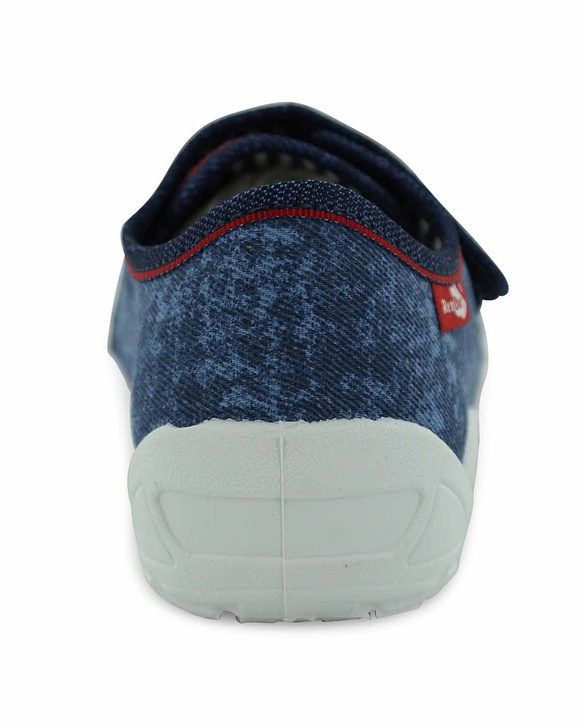 Kinder-Textilhausschuhe mit Klettverschluss