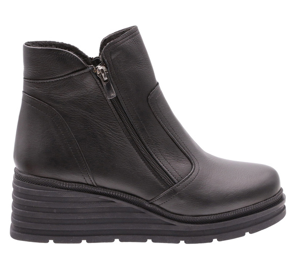 Damen Winterschuhe Stiefeletten mit Reißverschluss