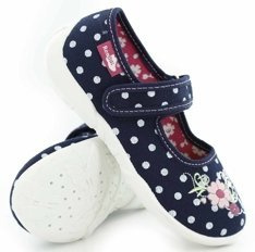 Kinder Hausschuhe Textilschuhe mit Klettverschluss