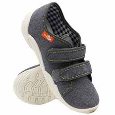 Kinder Hausschuhe Textilschuhe mit Klettverschluss