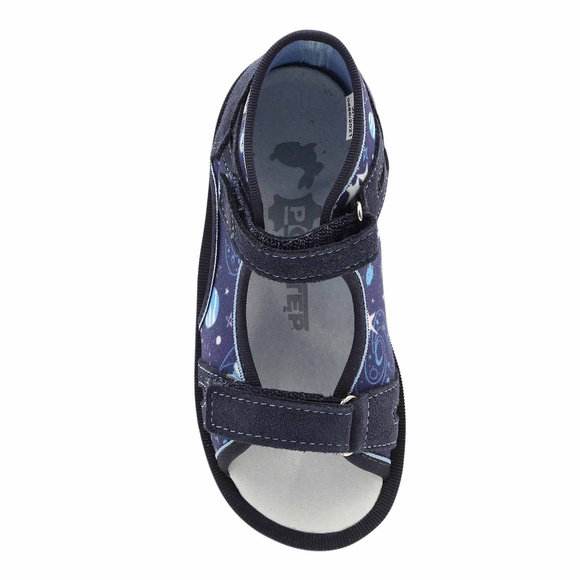 Kinderhausschuhe Prophylaxe Kosmos mit Klettverschluss